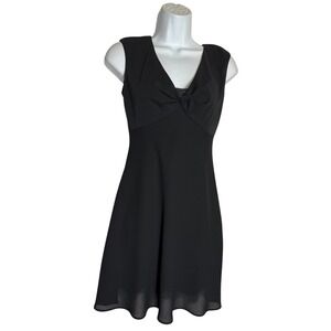 Laundry by Shelli Segal Dress Size 2 Black Sleeveless Mini Dress Fitted Cocktail